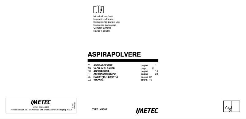 Page 1 de la notice Manuel utilisateur Imetec Ecoextreme Pro++ C2-200