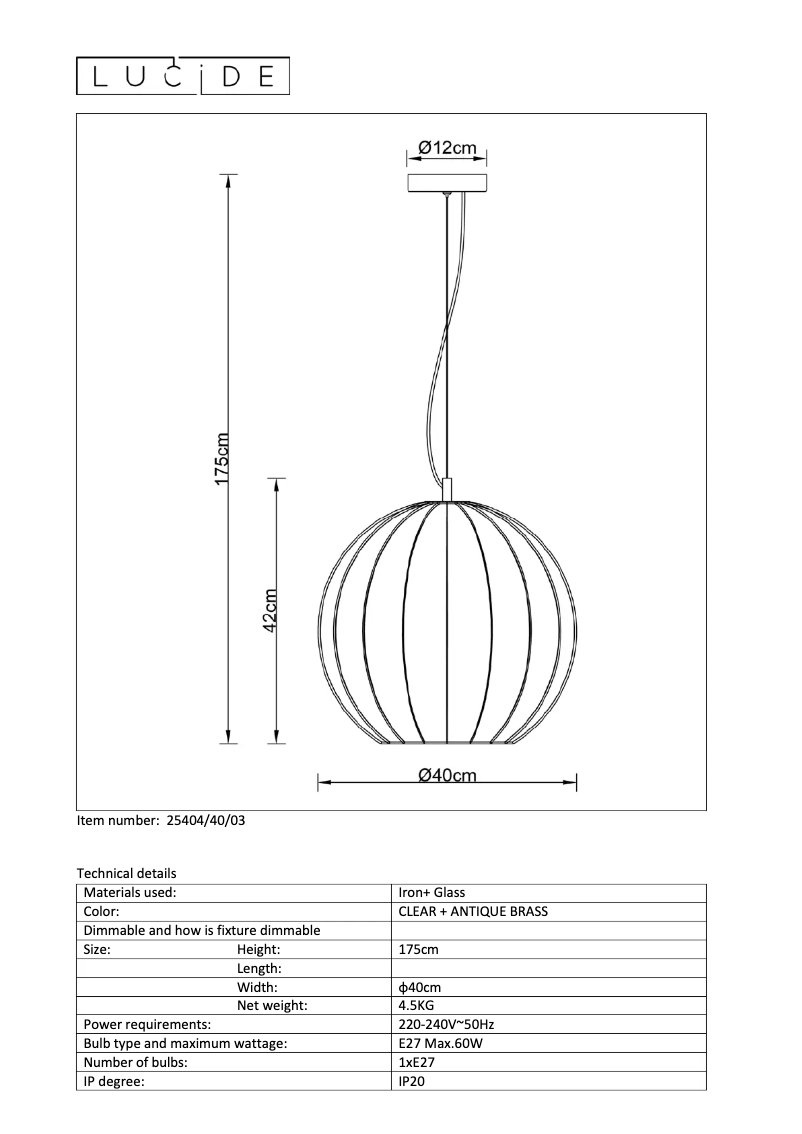 Image de la première page du manuel de l'appareil Timius 25404/40/03