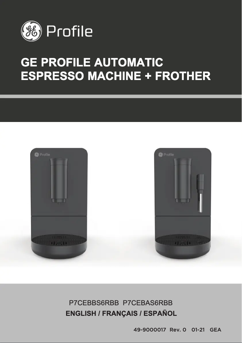 Page n°1 - Manuel utilisateur GE Profile P7CEBBS6RBB