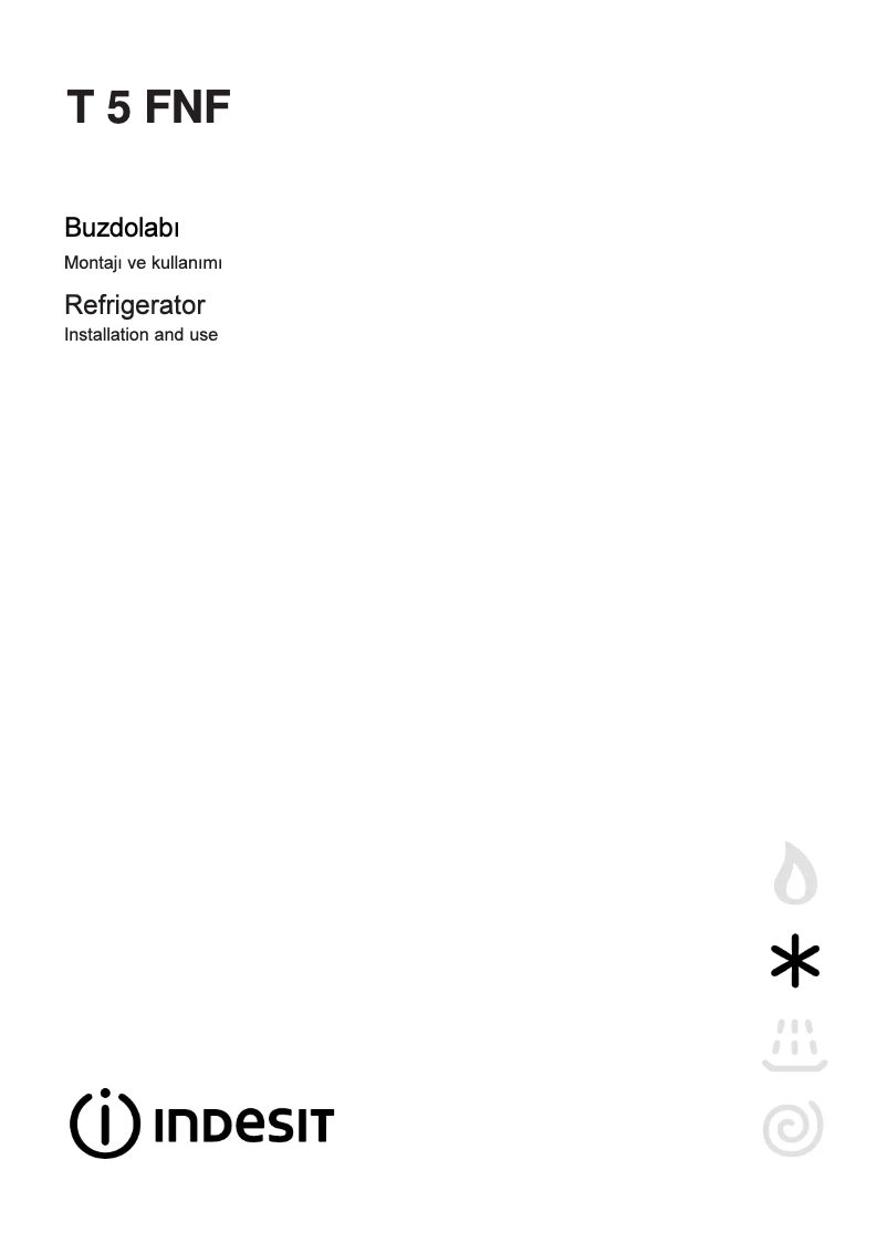 Page n°1 - Manuel utilisateur Indesit T 5 FNF (TK)