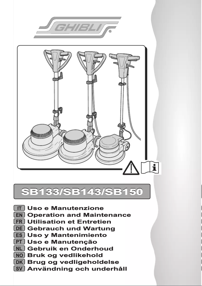 Image de la première page du manuel de l'appareil SB150