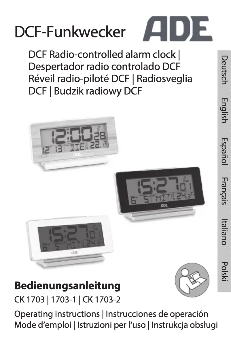 Image de la première page du manuel de l'appareil CK 1703