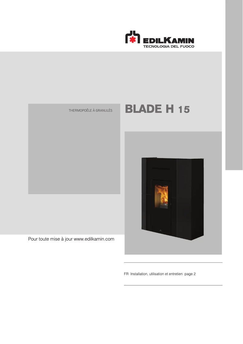 Image de la première page du manuel de l'appareil BLADE H 15