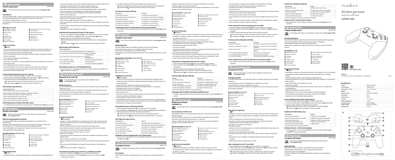 Image de la première page du manuel de l'appareil GGPDW110BK