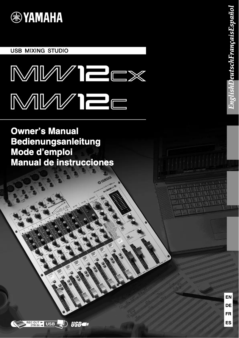 Page n°1 - Manuel utilisateur Yamaha MW12CX
