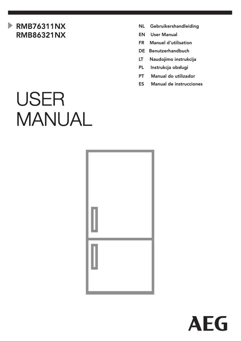 Image de la première page du manuel de l'appareil RMB86321NX