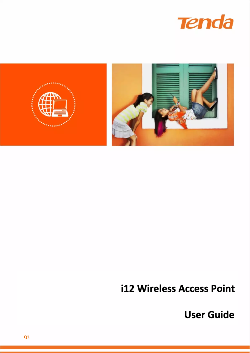 Page n°1 - Manuel utilisateur Tenda i12