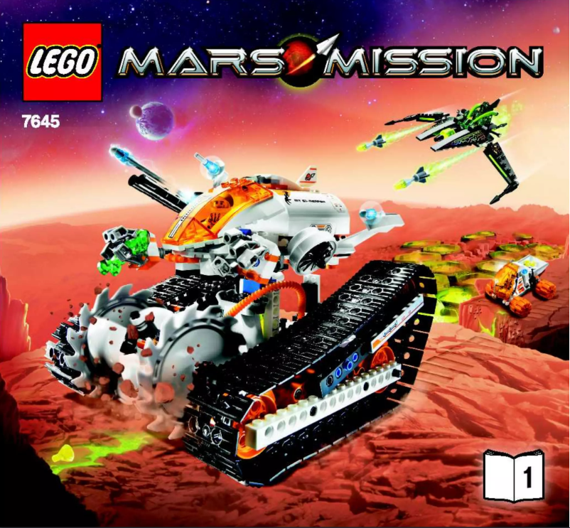 Page n°1 - Manuel utilisateur Lego Mars Mission 7645