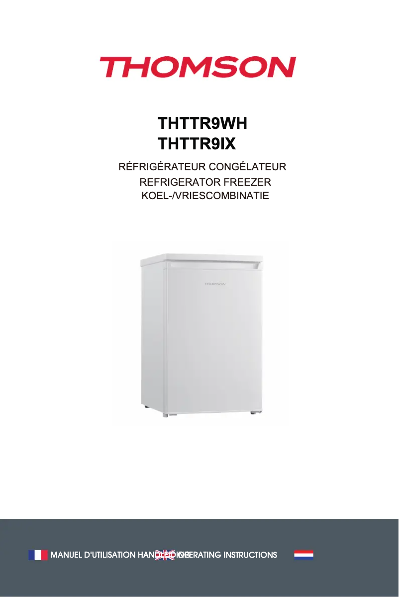 Page 1 de la notice Manuel utilisateur Thomson THTTR9WH
