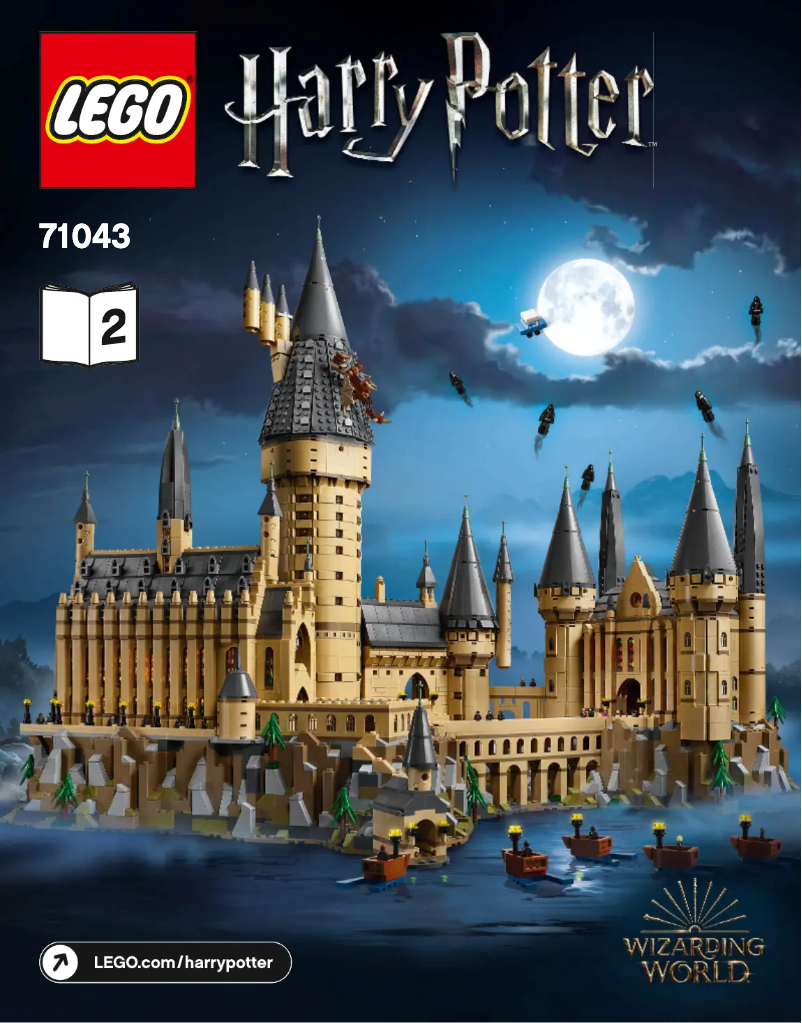 Page n°1 - Manuel utilisateur Lego Harry Potter 71043