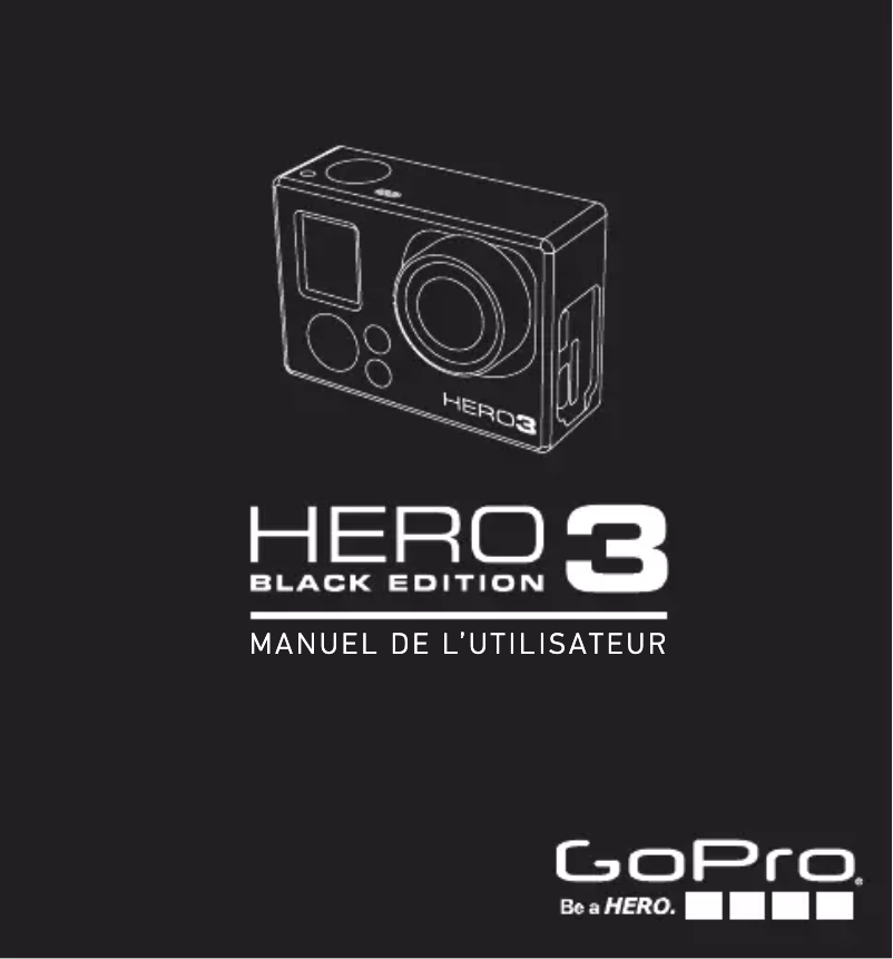 Image de la première page du manuel de l'appareil HERO 3 Black