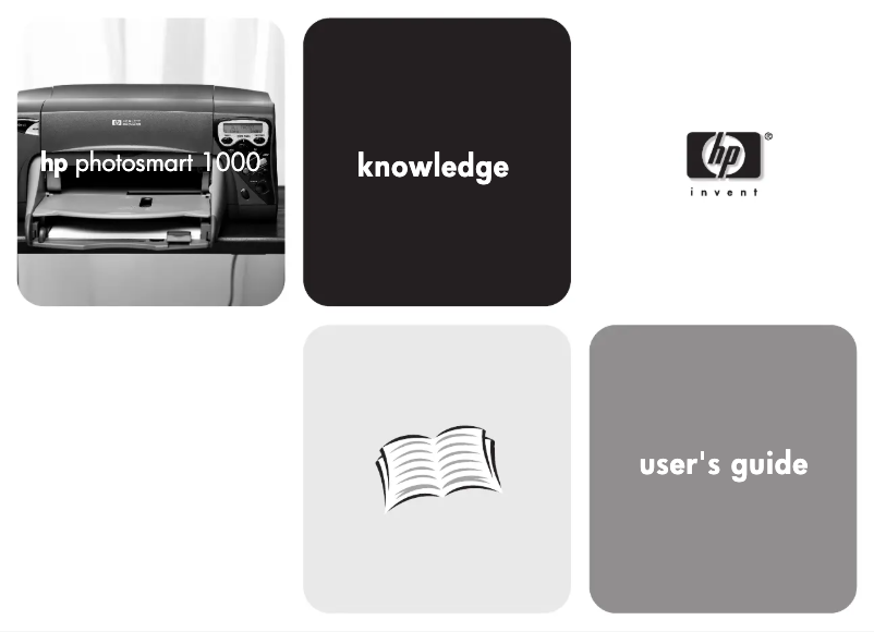 Page 1 de la notice Manuel utilisateur HP Photosmart 1000