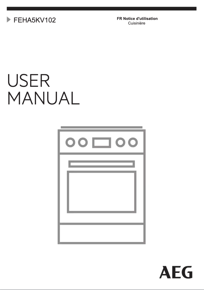Page n°1 - Manuel utilisateur AEG FEHA5KV102