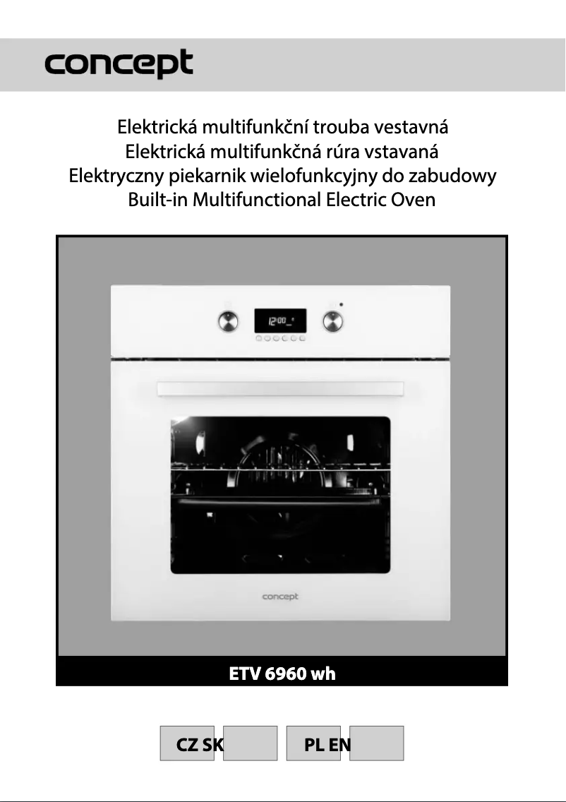 Page 1 de la notice Manuel utilisateur Concept ETV-6960wh