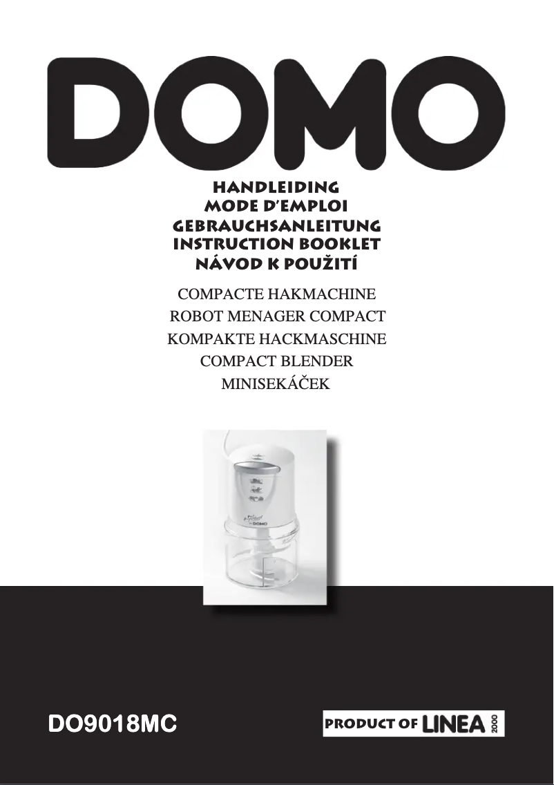 Image de la première page du manuel de l'appareil DO9018MC