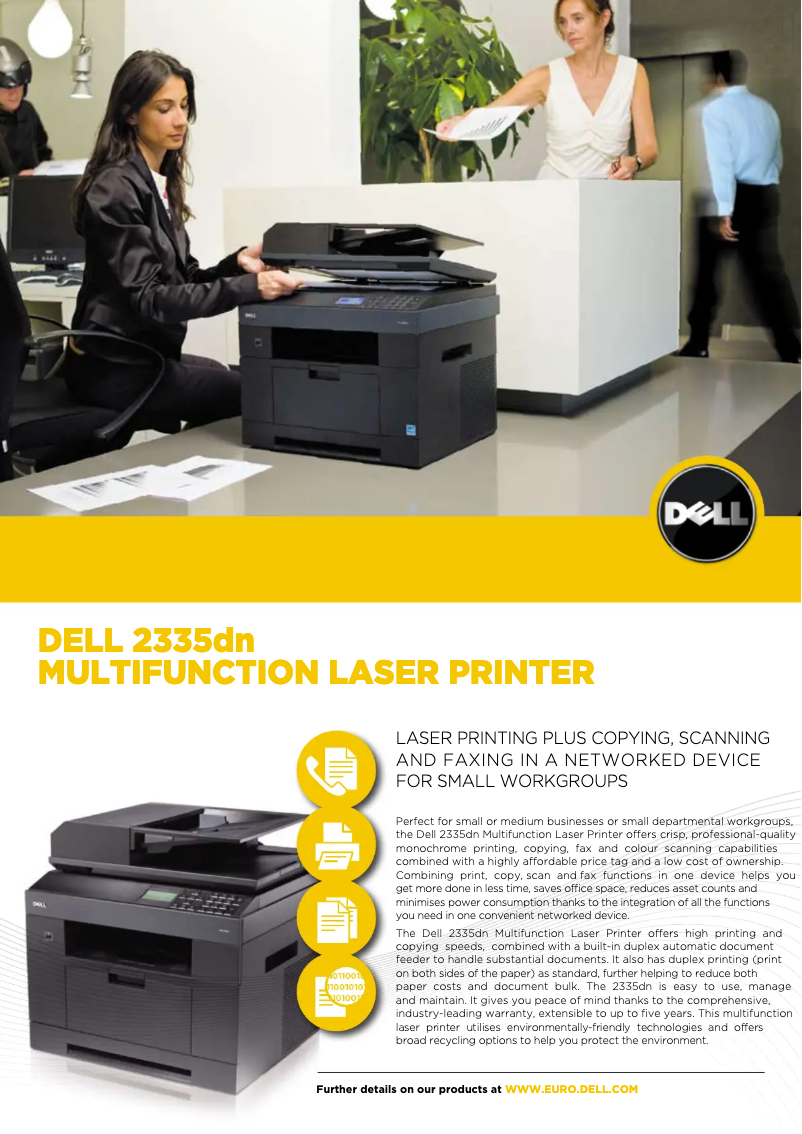 Image de la première page du manuel de l'appareil 2335DN