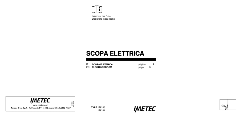 First page image of the manual for Piuma Force ++ C2-300