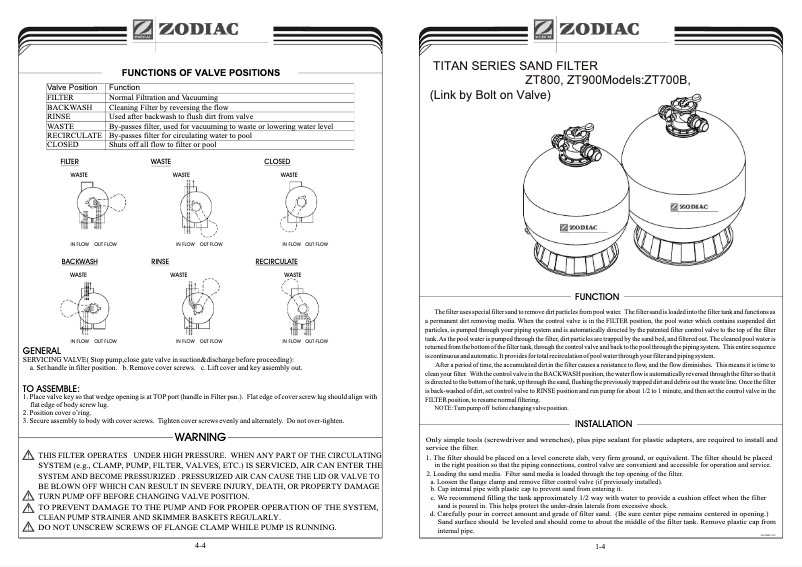 Image de la première page du manuel de l'appareil ZT700B