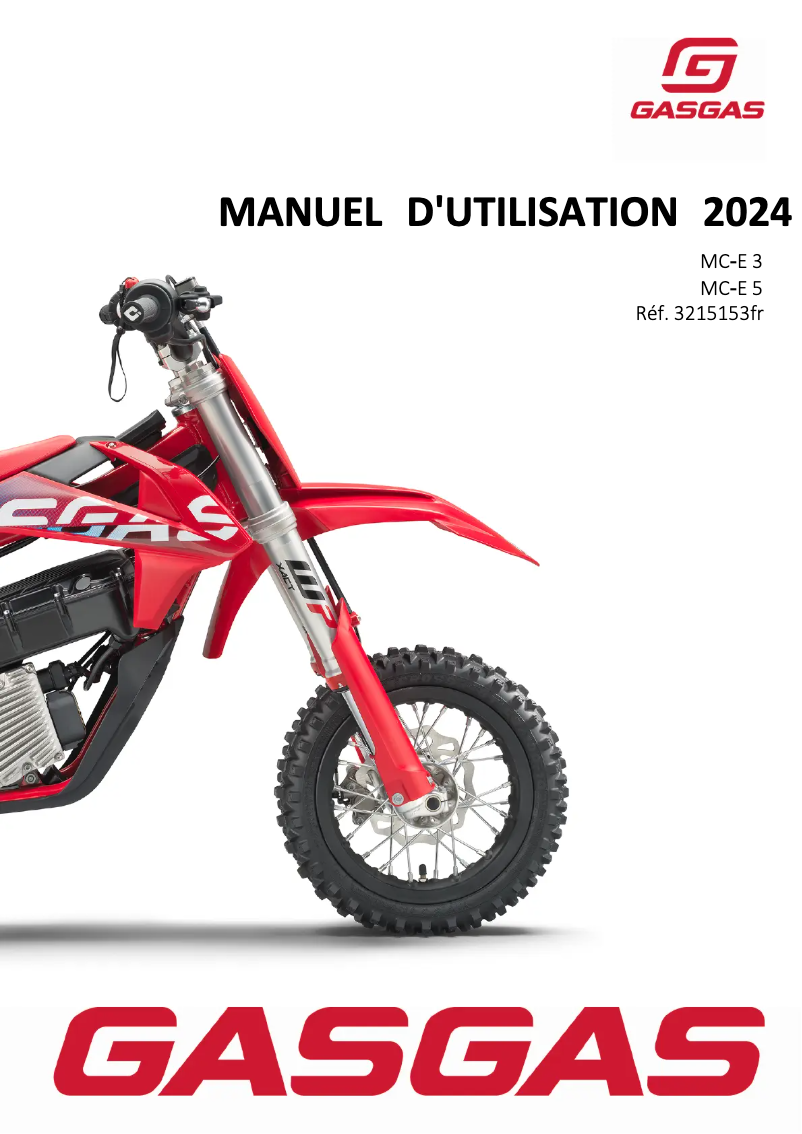 Image de la première page du manuel de l'appareil MC-E 5 (2024)