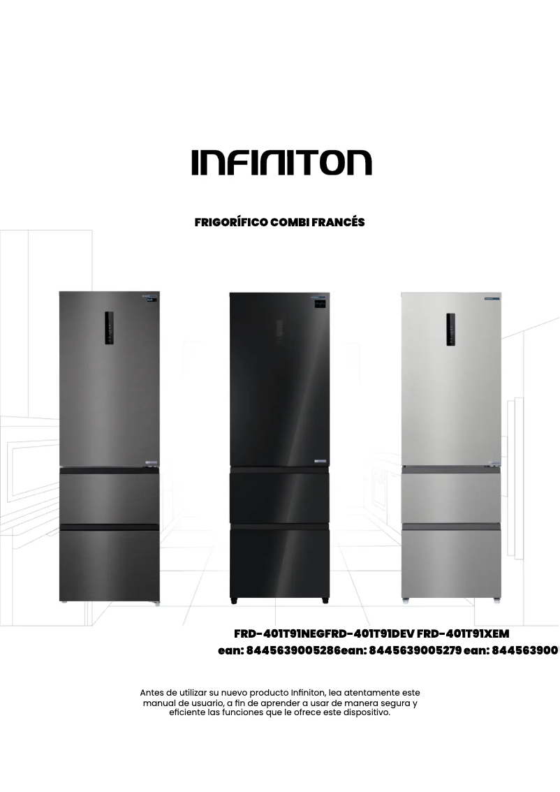 Page n°1 - Manuel utilisateur Infiniton FRD-401T91NEG