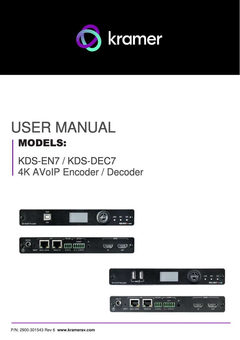 Image de la première page du manuel de l'appareil KDS-EN7