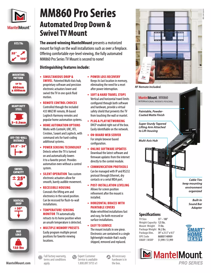 Image de la première page du manuel de l'appareil MM860