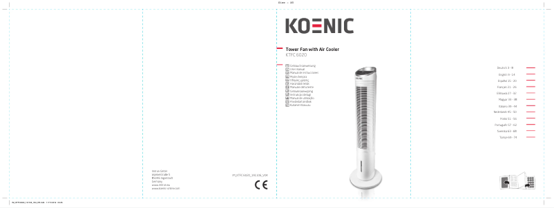 Página 1 del manual Manual de usuario Koenic KTFC 6020