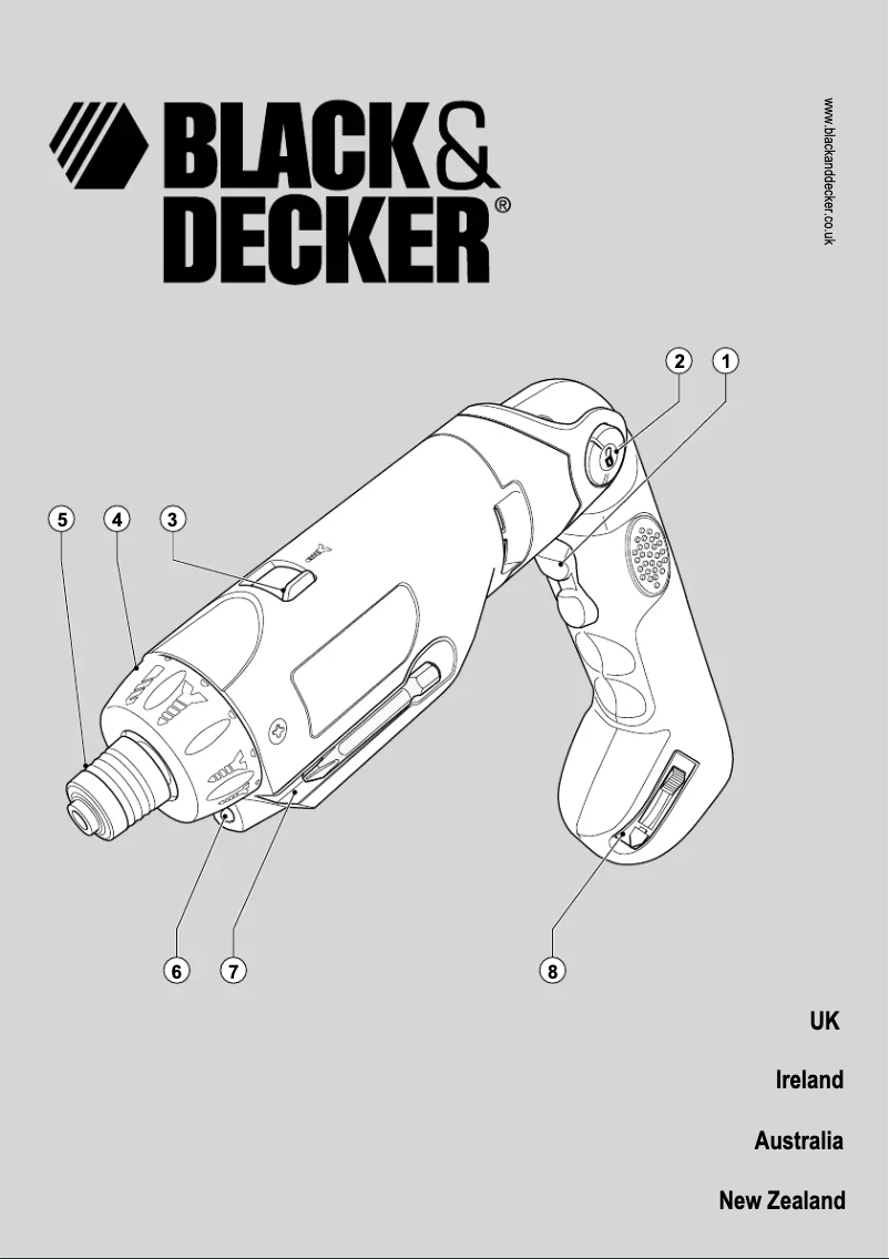 Page 1 de la notice Manuel utilisateur Black & Decker HP9048