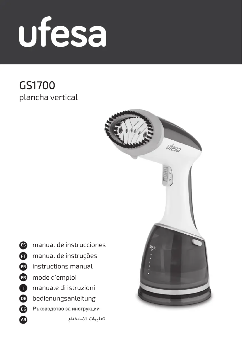 Page 1 de la notice Manuel utilisateur Ufesa GS1700