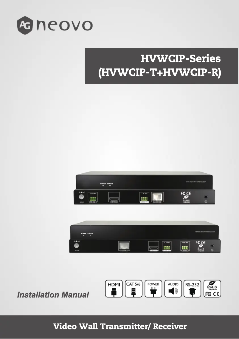 Image de la première page du manuel de l'appareil HVWCIP-T