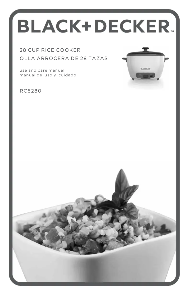 Page 1 de la notice Manuel utilisateur Black & Decker RC5280