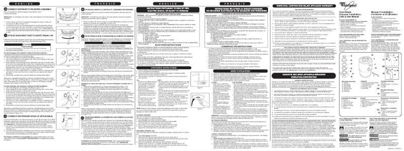 Page n°1 - Manuel utilisateur Whirlpool GC1000XE