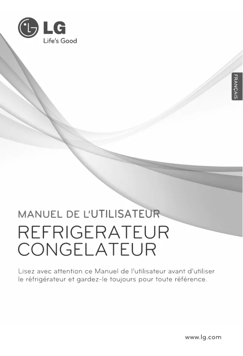 Image de la première page du manuel de l'appareil GCF-3902WH