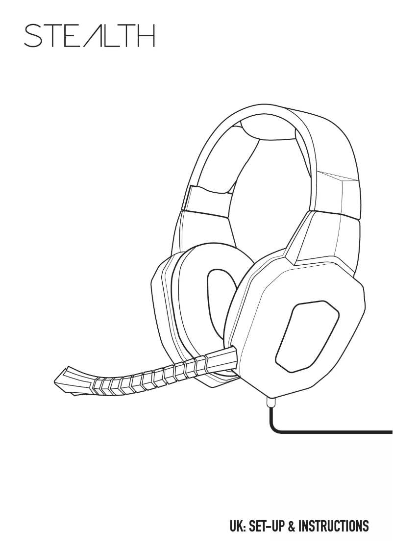 Page 1 de la notice Manuel utilisateur STEALTH Gaming XP-Hornet
