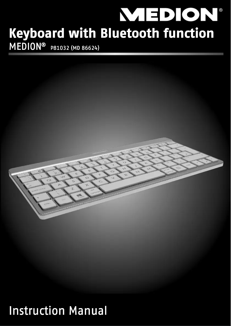 Page 1 de la notice Manuel utilisateur Medion P81032 (MD 86624)