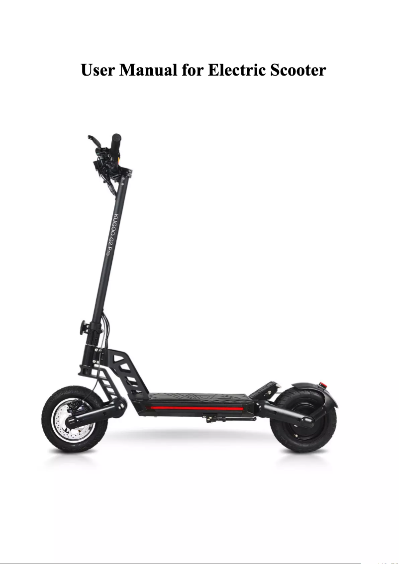 Image de la première page du manuel de l'appareil Kirin G2 Pro