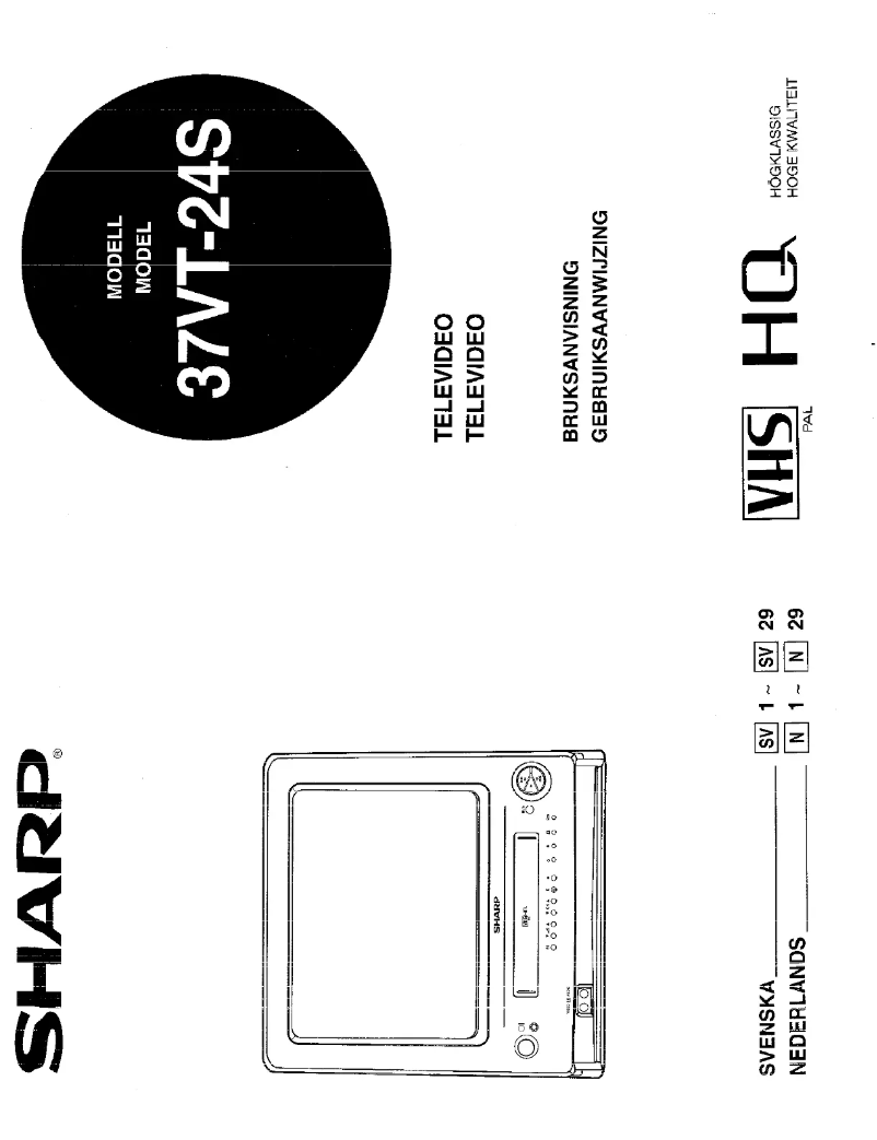 Image de la première page du manuel de l'appareil 37VT24S