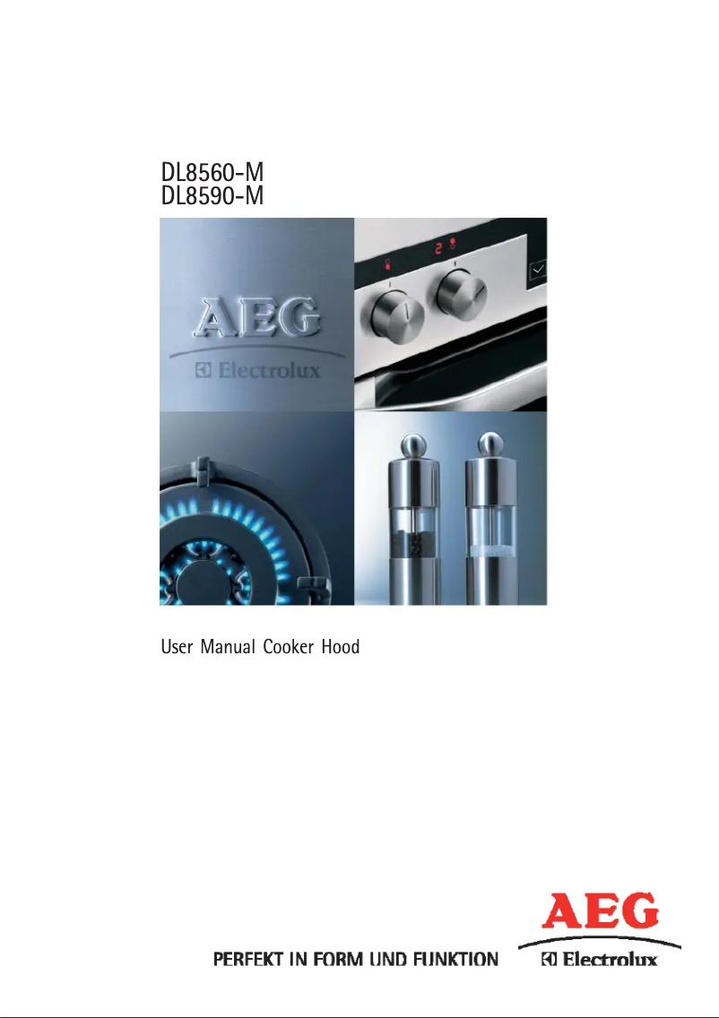 Página 1 del manual Guía de instalación AEG DL8560-M