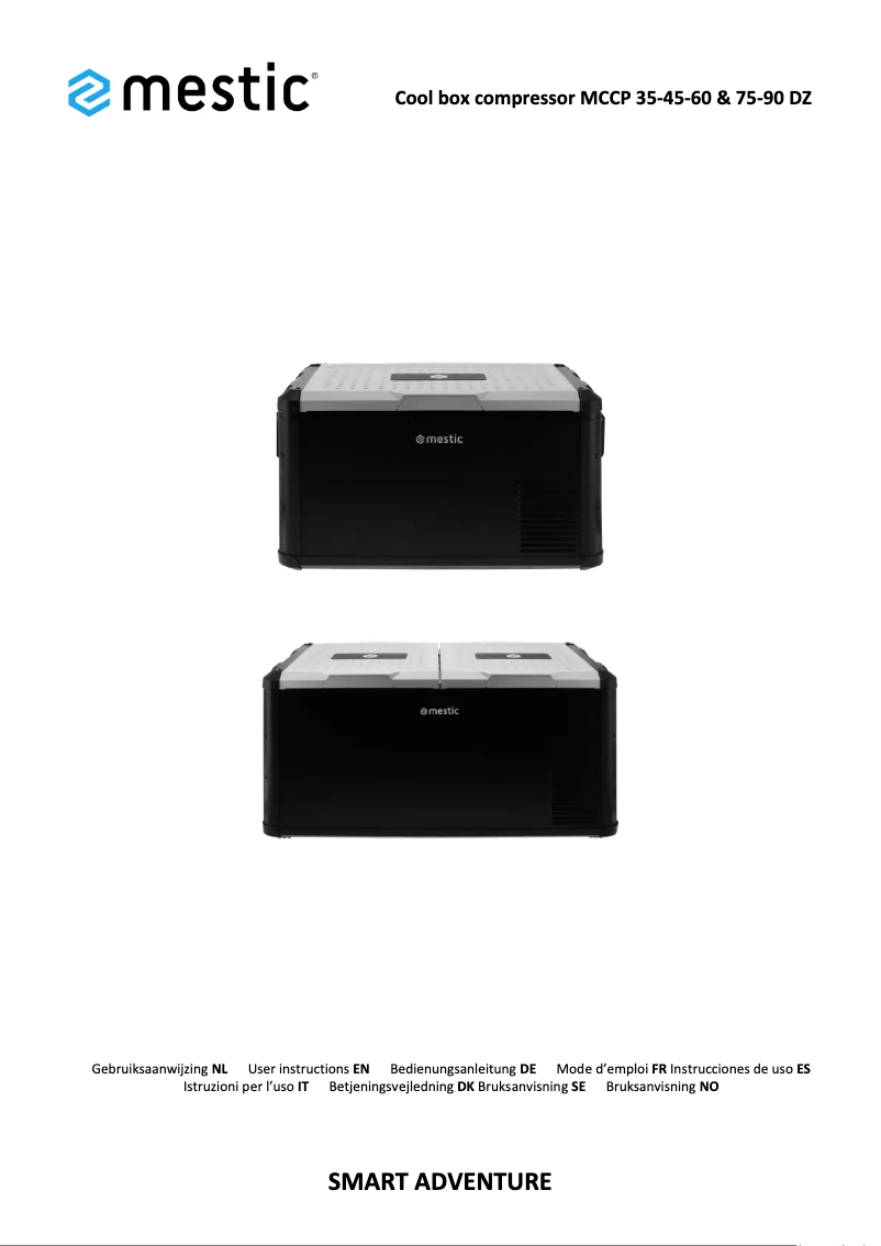 Page 1 de la notice Manuel utilisateur Mestic MCCP-35