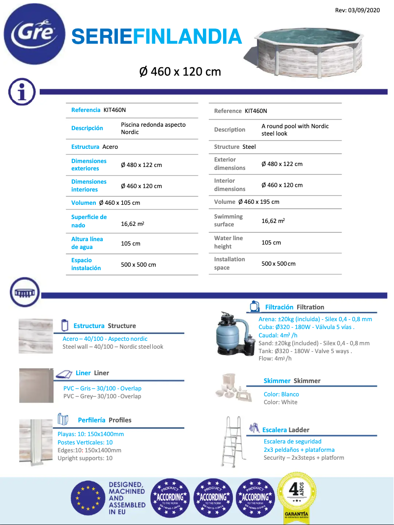 Image de la première page du manuel de l'appareil KIT460N