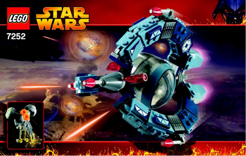 Page n°1 - Manuel utilisateur Lego Star Wars 7252