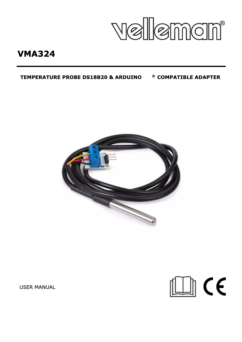 Image de la première page du manuel de l'appareil VMA324