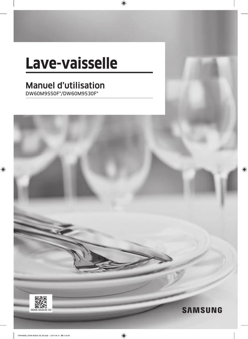 Image de la première page du manuel de l'appareil DW60M9530FW