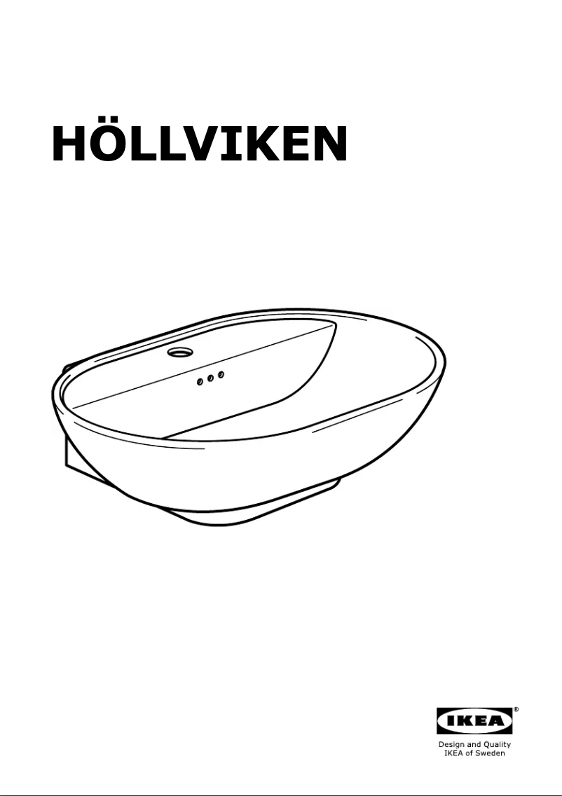 Image de la première page du manuel de l'appareil HOLLVIKEN