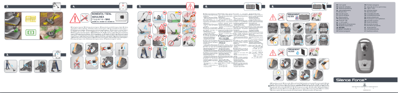 Page 1 de la notice Manuel utilisateur Rowenta Silence Force RO7321EA