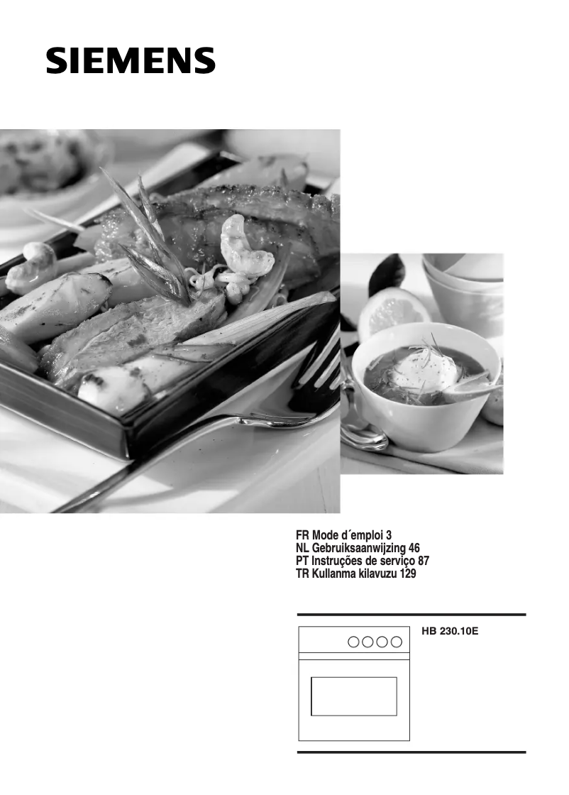 Page n°1 - Mode d'emploi Siemens HB230510E