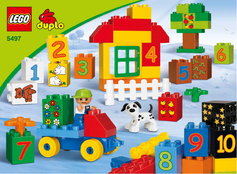 Page n°1 - Manuel utilisateur Lego Duplo 5497