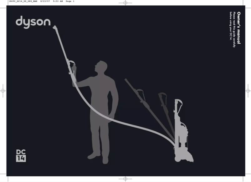 Page 1 de la notice Instructions / montage Dyson DC14 Plus