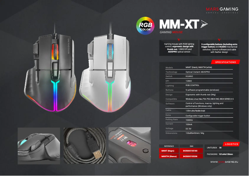 Image de la première page du manuel de l'appareil MM-XT