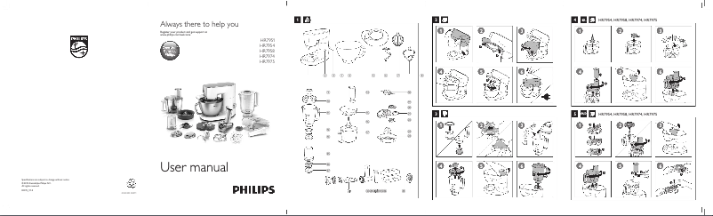 Image de la première page du manuel de l'appareil Avance Collection HR7974